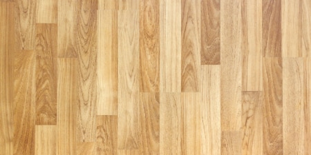 View from above of a super clean and shiny hardwood floor.