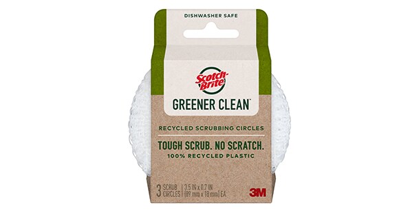 Scotch-Brite® Greener Clean™ Recycled Scrubbing Circles
