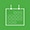 A simplified symbol of a calendar