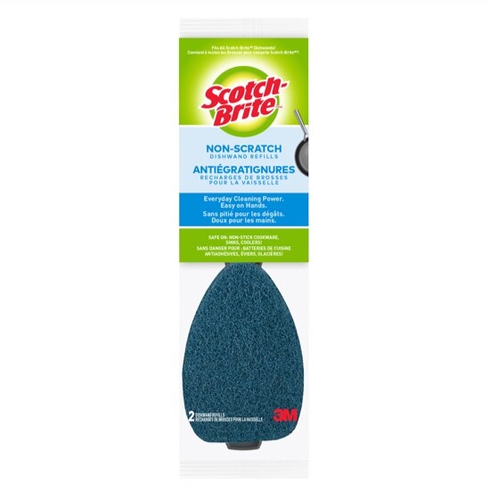 A Scotch-Brite® Non-Scratch Dishwand Refill.
