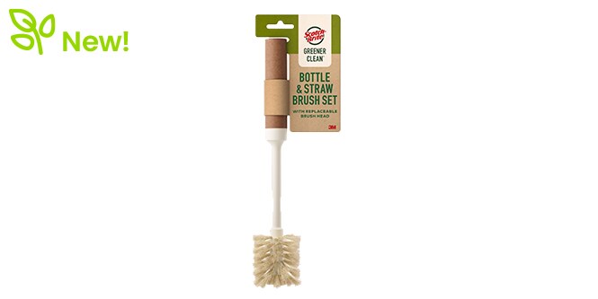 New! Scotch-Brite™ Greener Clean™ Bottle & Straw Brush Set

