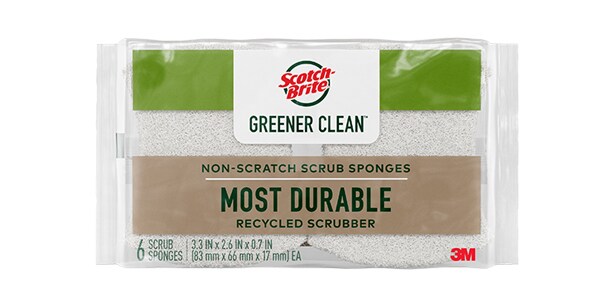 Scotch-Brite® Greener Clean™ Non-Scratch Scrub Sponge

